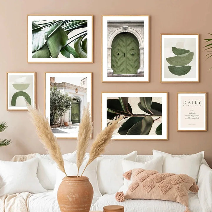 1Pcs Wall Art Canvas Painting Green Home Decor