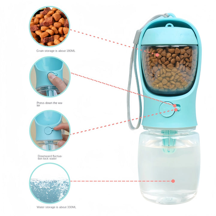 550 Ml Portable Pet Dog Water Bottle
