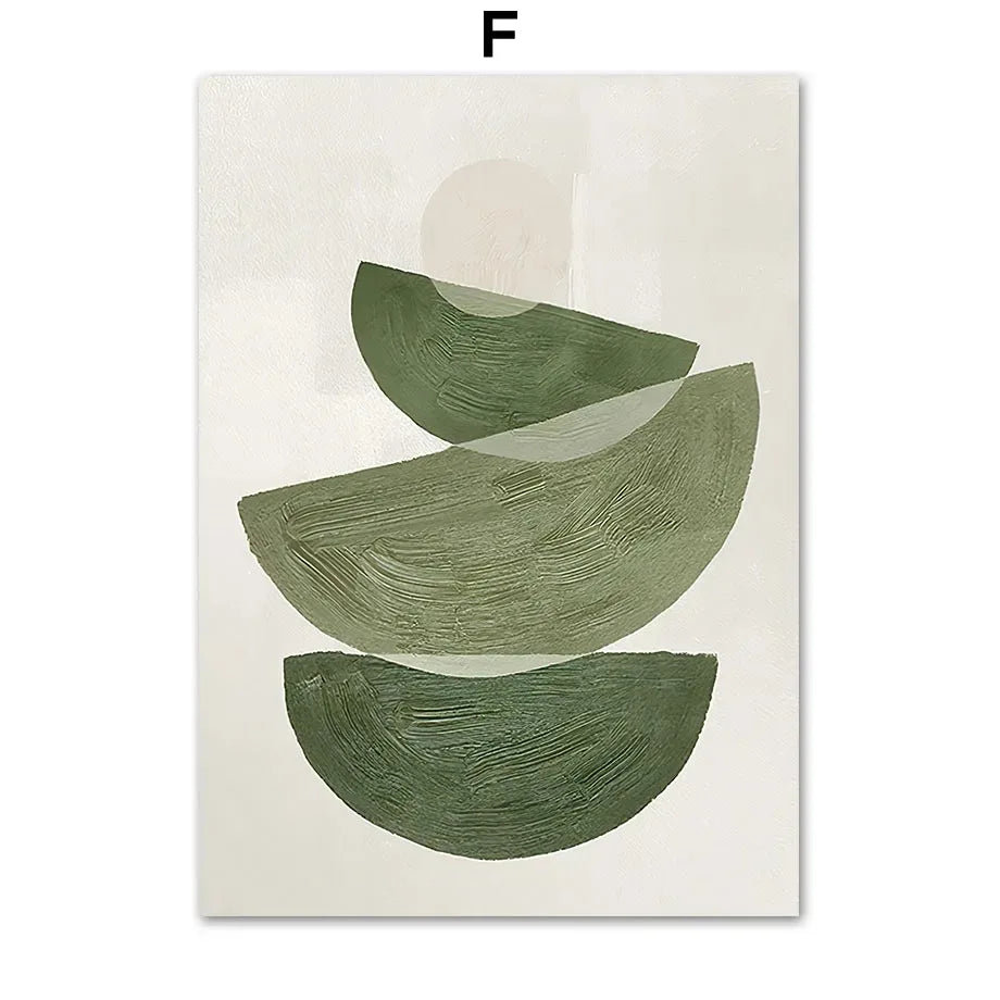 1Pcs Wall Art Canvas Painting Green Home Decor