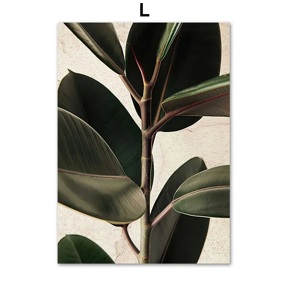 1Pcs Wall Art Canvas Painting Green Home Decor