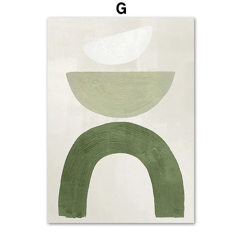 1Pcs Wall Art Canvas Painting Green Home Decor