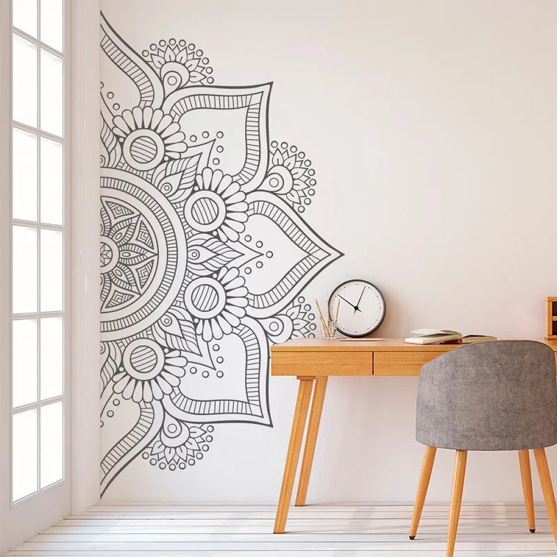 Mandala Wall Sticker Religious Bohemian Style
