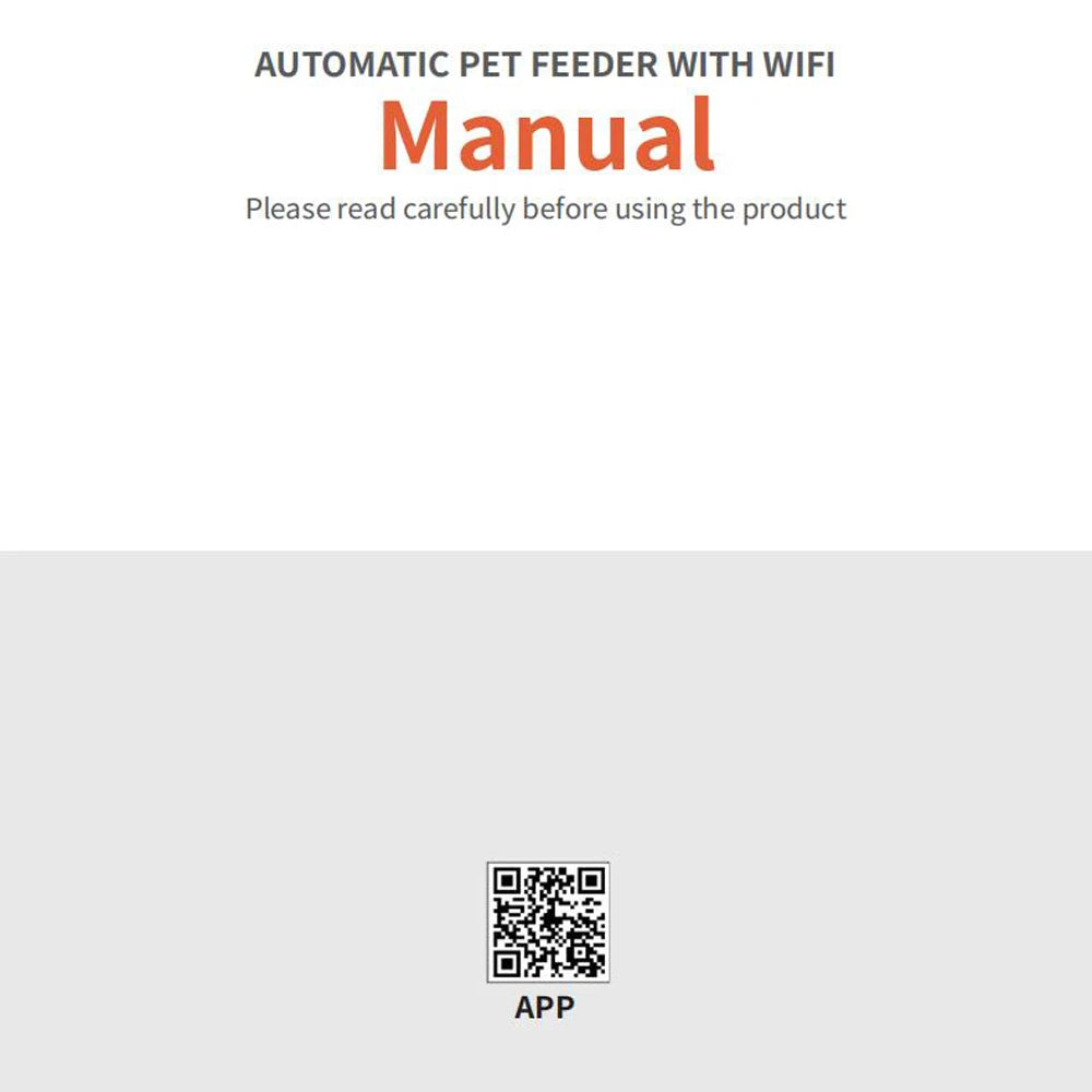 Smart APP Pet Feeder Cat And Dog Food Automatic Dispenser