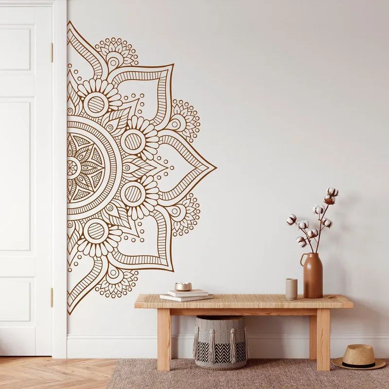 Mandala Wall Sticker Religious Bohemian Style