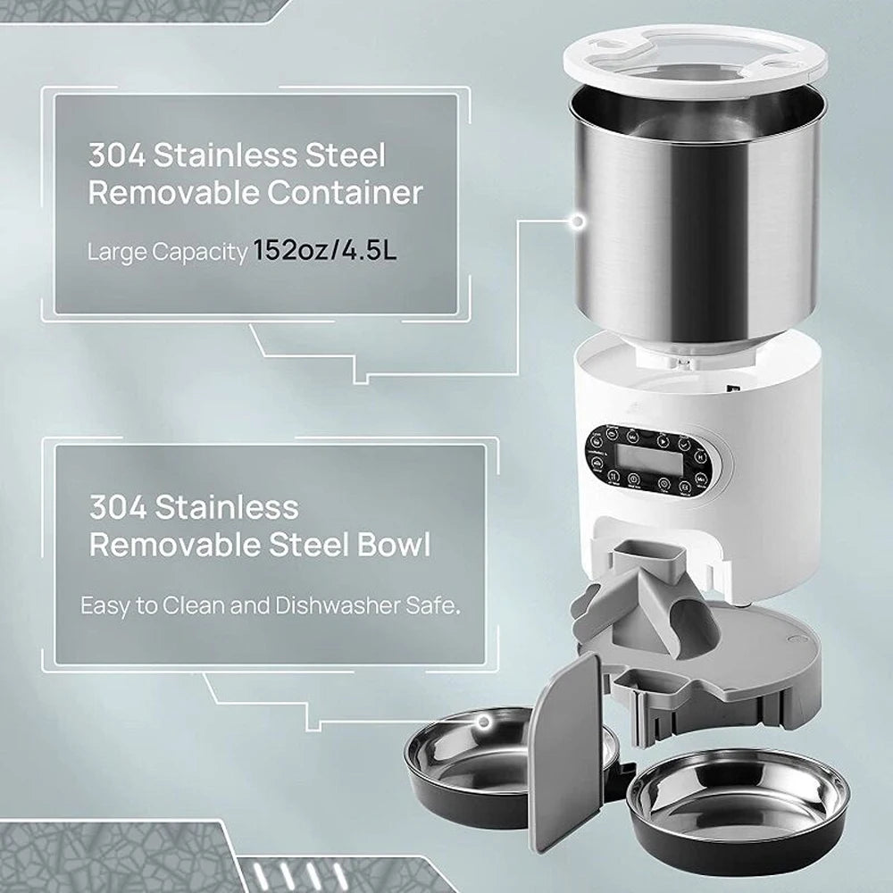 Smart APP Pet Feeder Cat And Dog Food Automatic Dispenser