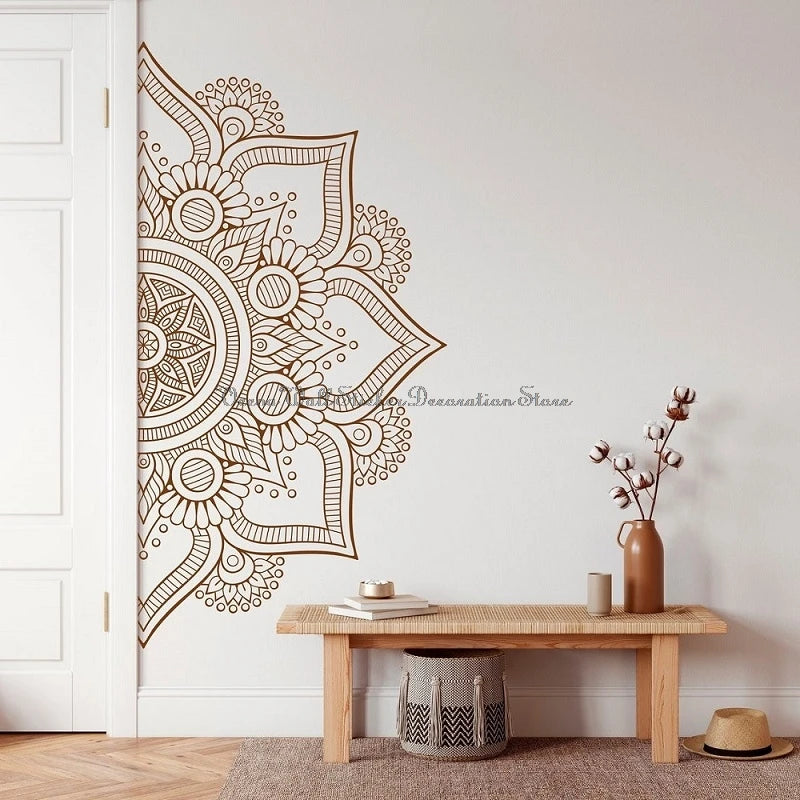 Mandala Wall Sticker Religious Bohemian Style