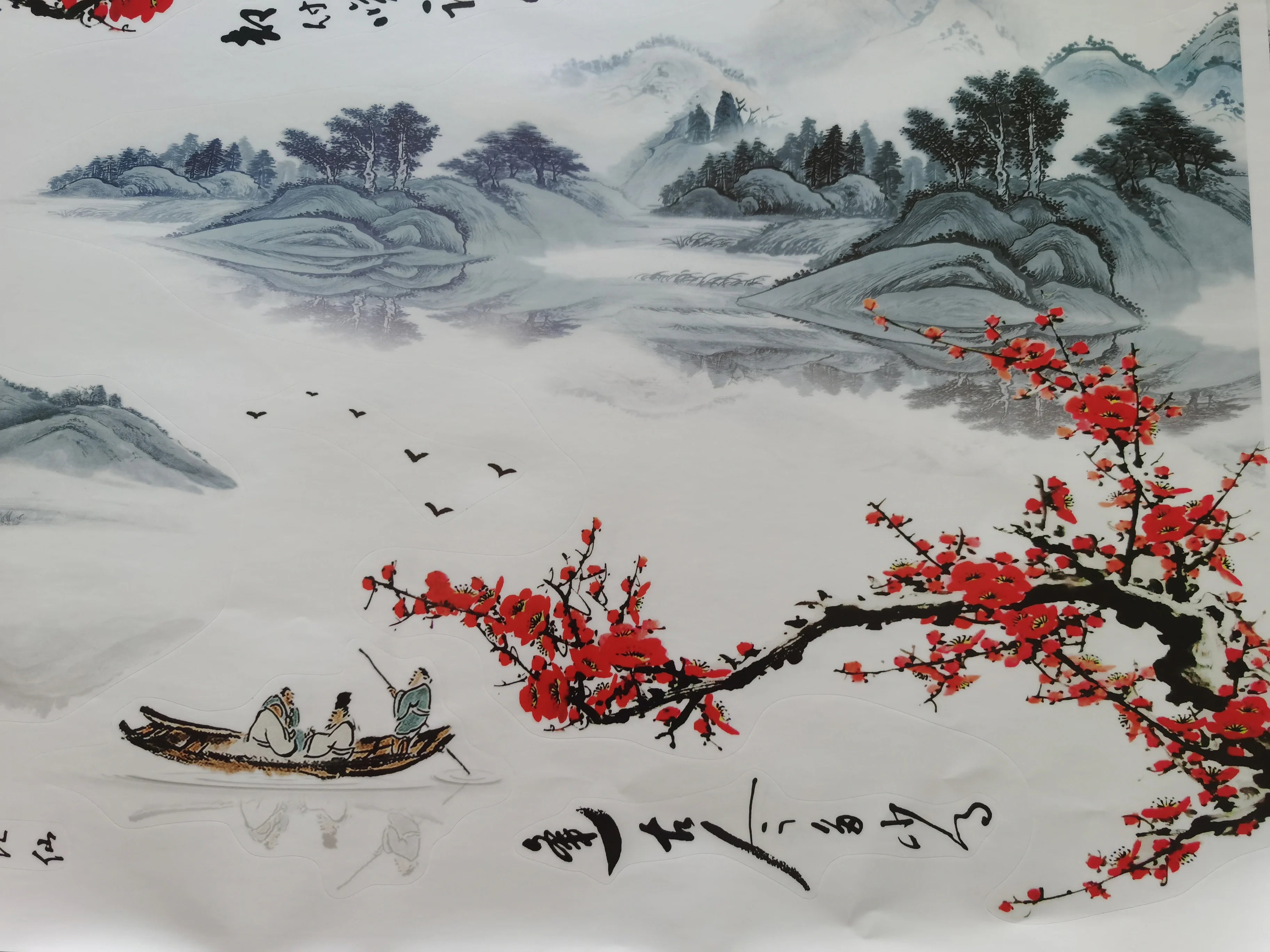 Chinese Style Wall Decor Flower Home Decor`