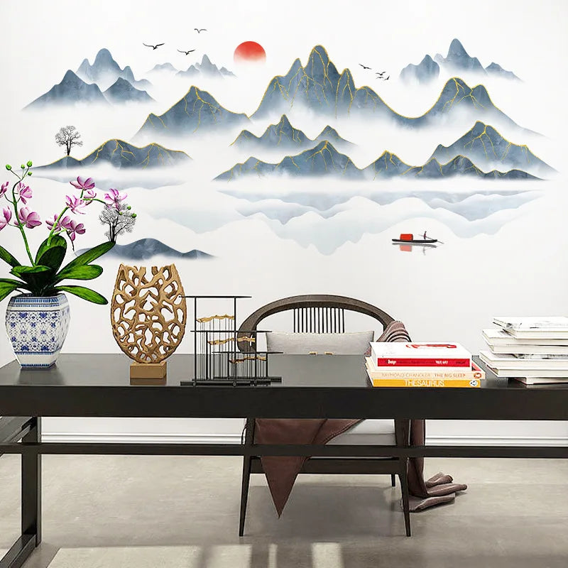 Chinese Style Wall Decor Flower Home Decor`