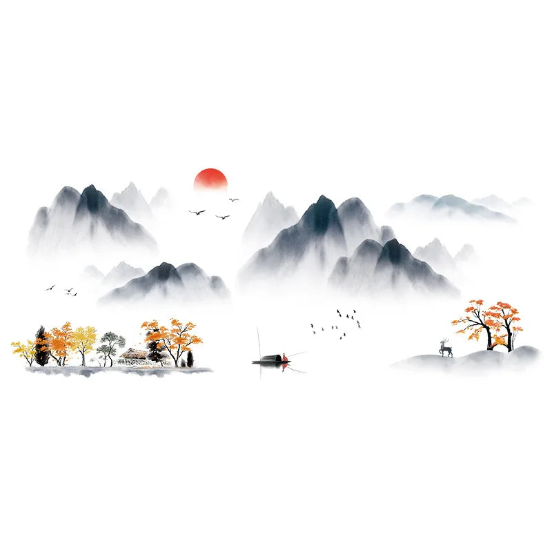 Chinese Style Wall Decor Flower Home Decor`