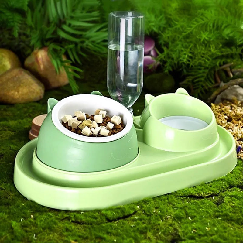 OUZEY-Stainless Steel Food Bowl for Cat