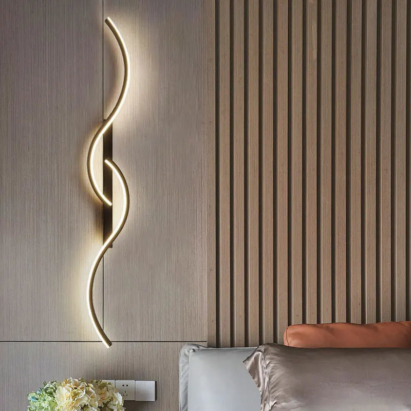 Long Strip LED Wall Lamps for Bedroom