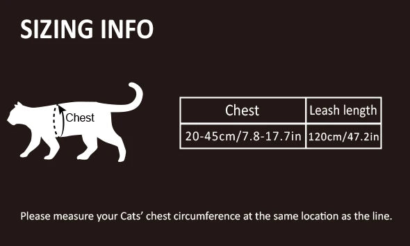 Truelove Pet Cat H-Shape Harness+Leash Set