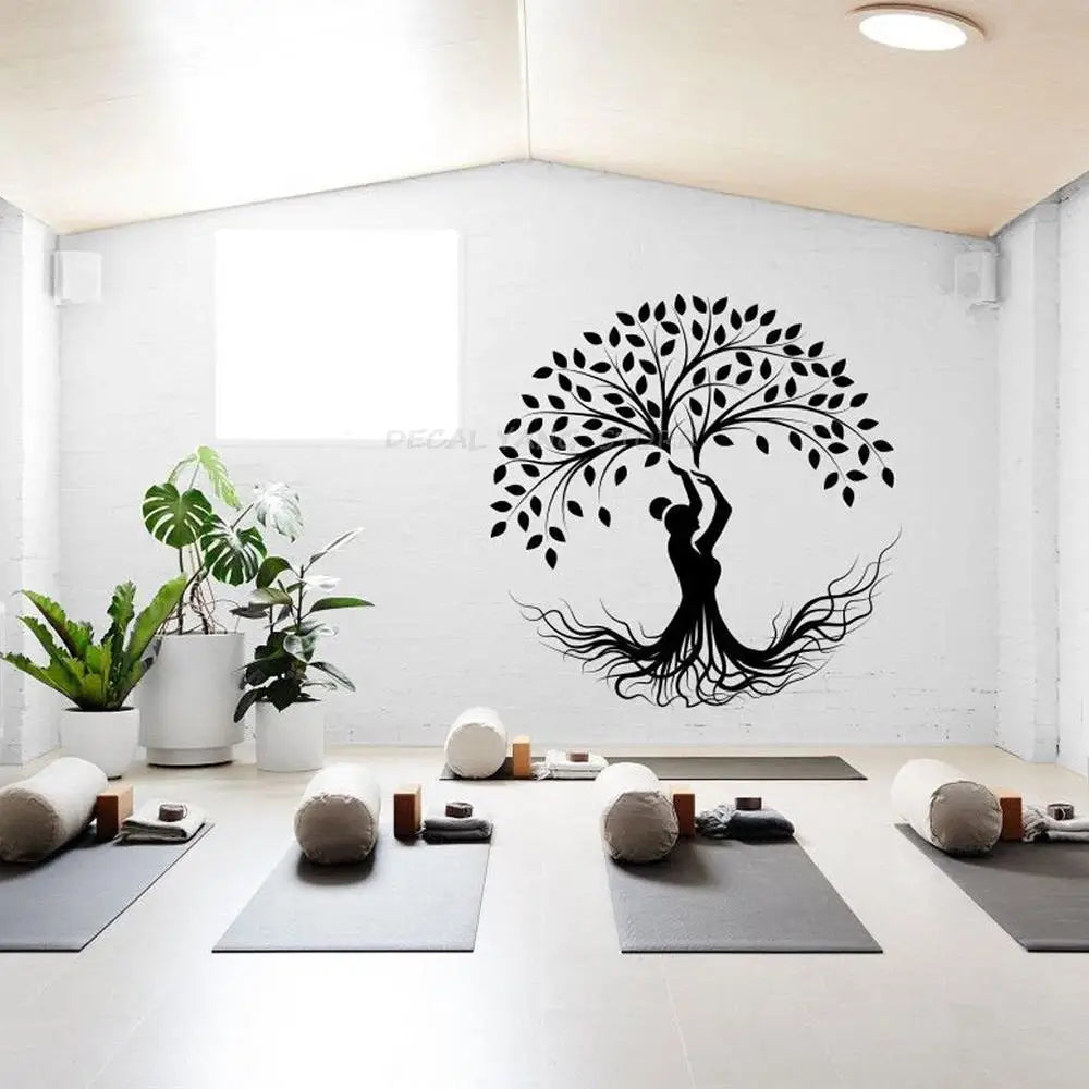DECALYANG Yoga Wall Stickers,