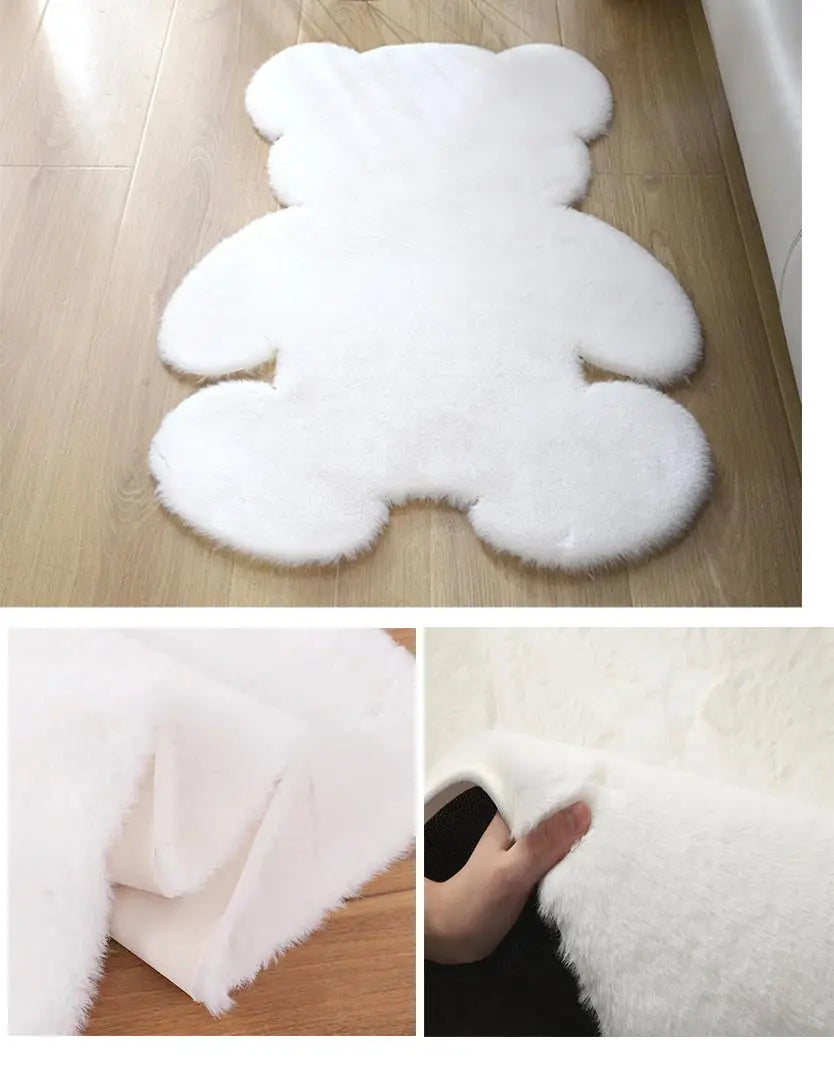 Cute Children Room's Rugs Rabbit  Bear