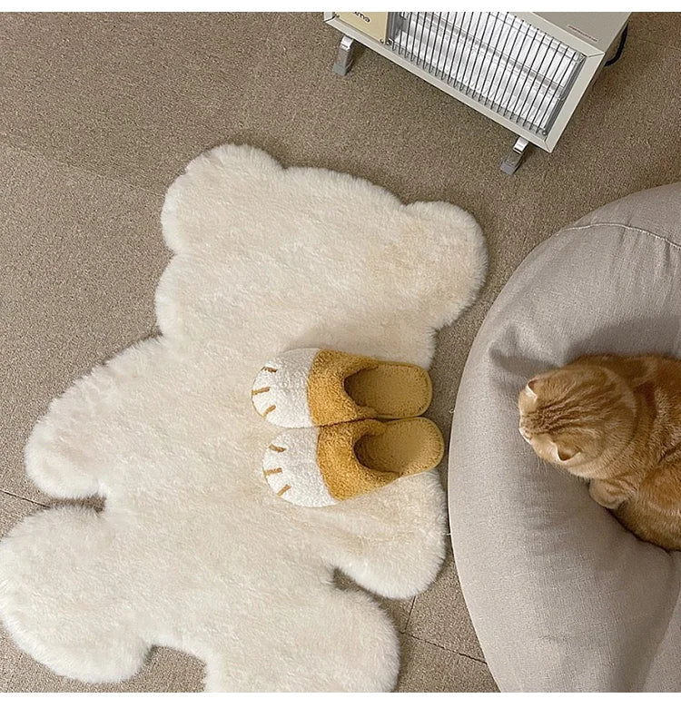 Cute Children Room's Rugs Rabbit  Bear