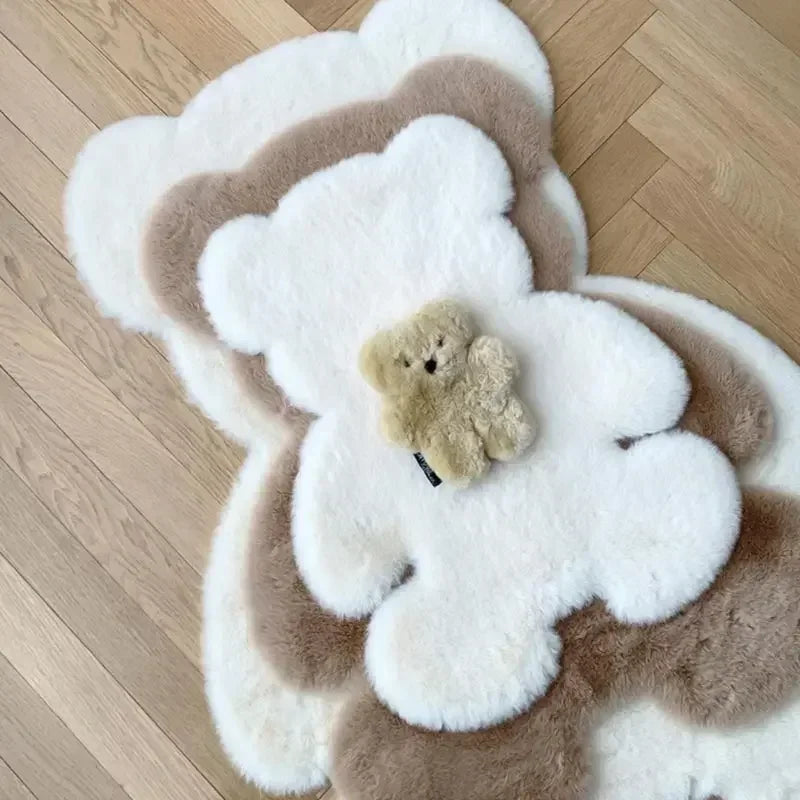 Cute Children Room's Rugs Rabbit  Bear