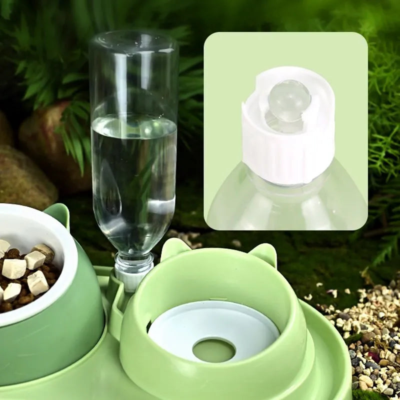 OUZEY-Stainless Steel Food Bowl for Cat