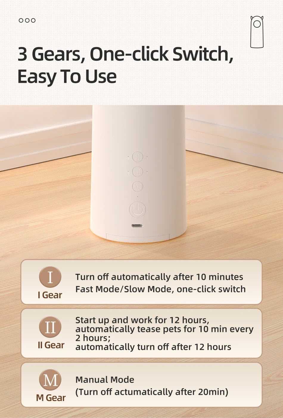 ROJECO Automatic Cat Toys