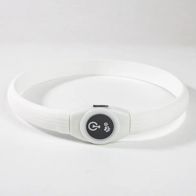 New Led Luminous Dog Collar PVC Waterproof