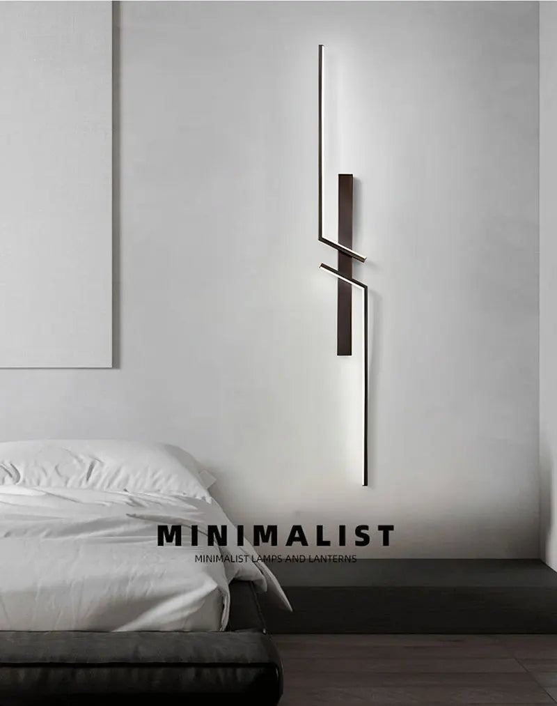 Long Strip LED Wall Lamps for Bedroom