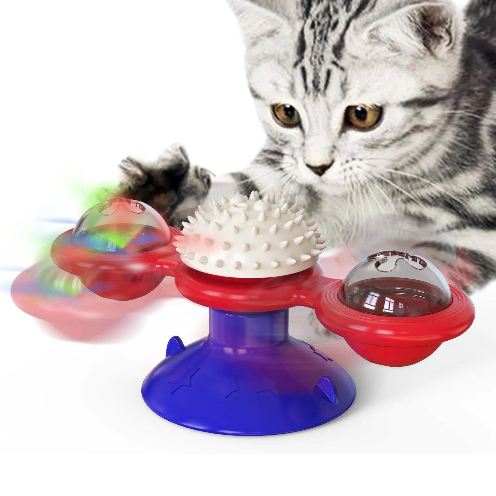 Windmill Cat Toy Interactive Pet Toys
