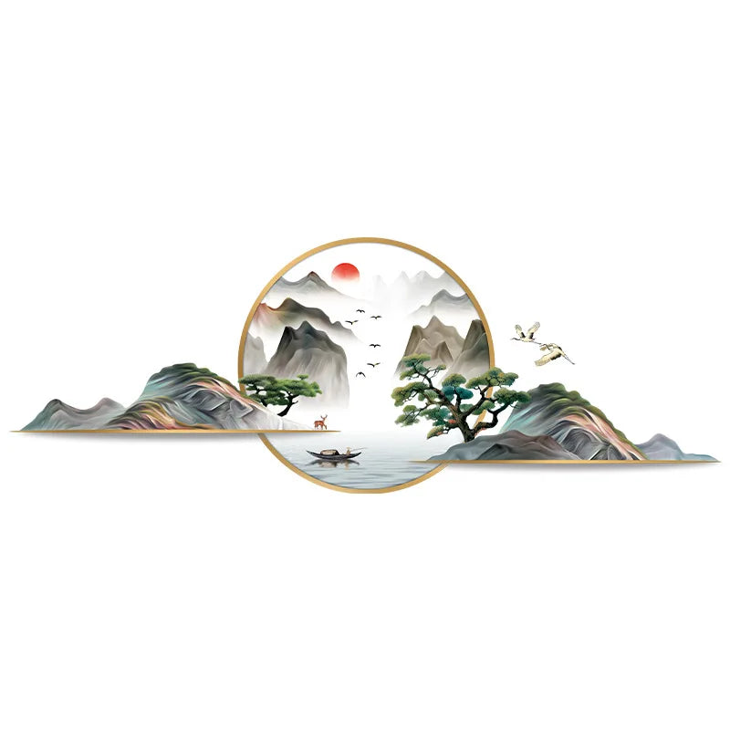 Chinese Style Wall Decor Flower Home Decor`