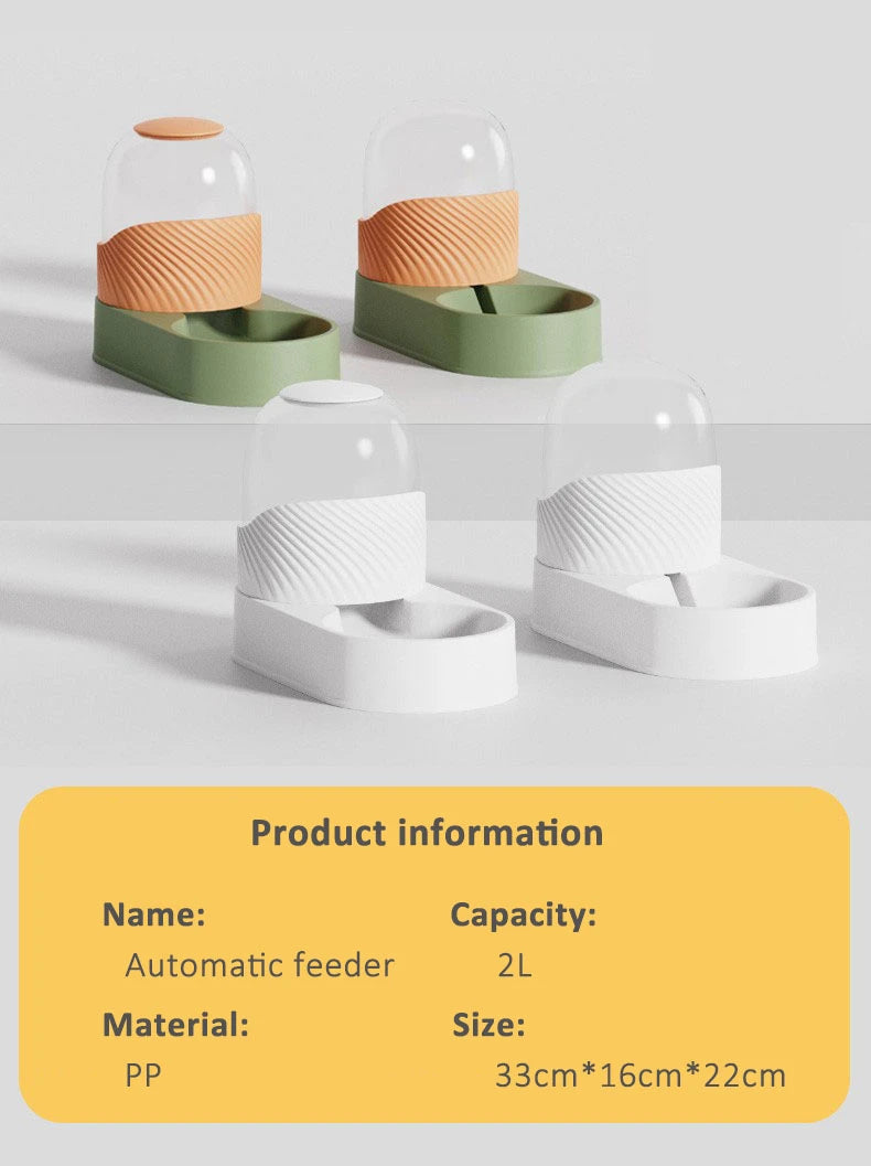 2L/3.5L Cat Automatic Feeder Water Dispenser