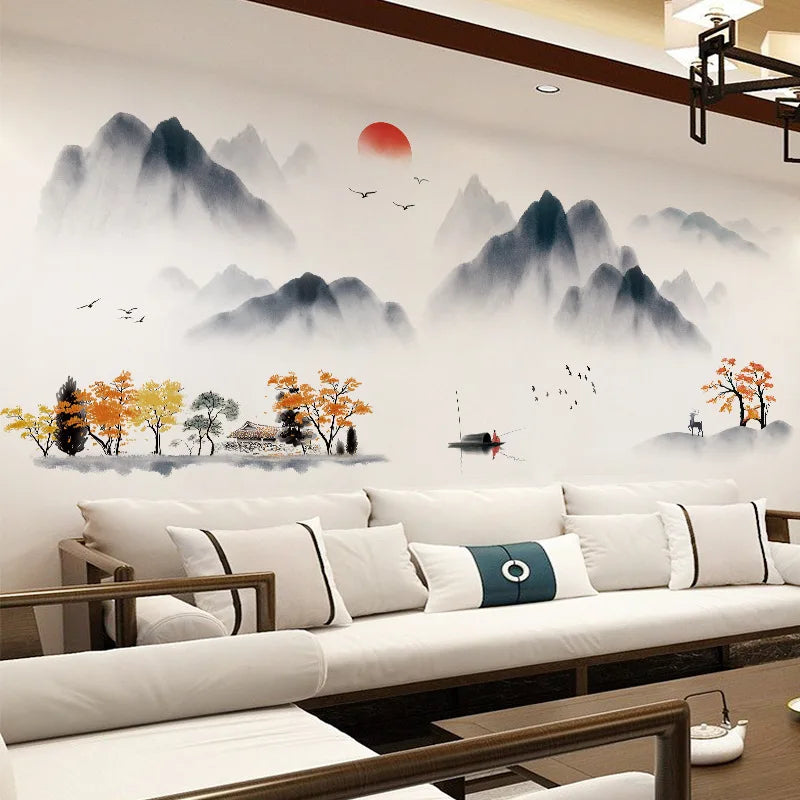 Chinese Style Wall Decor Flower Home Decor`