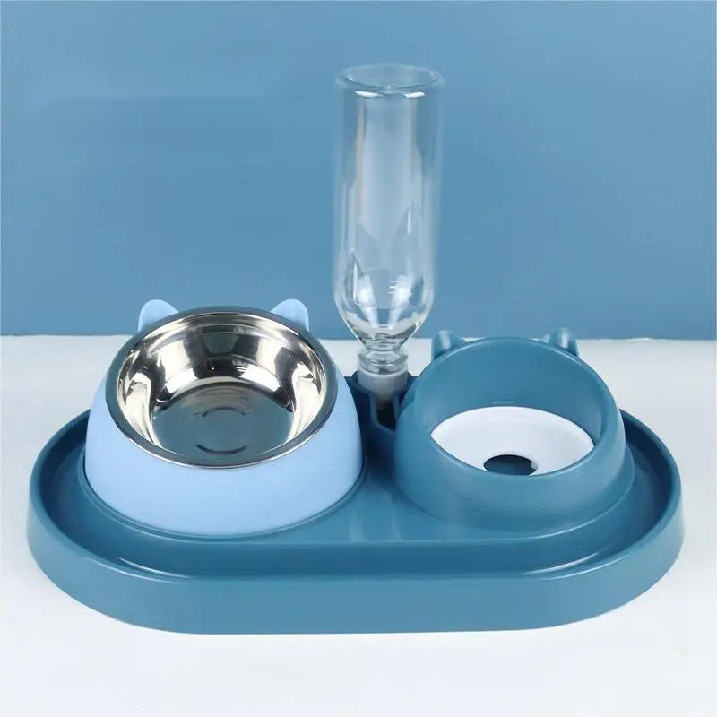 OUZEY-Stainless Steel Food Bowl for Cat