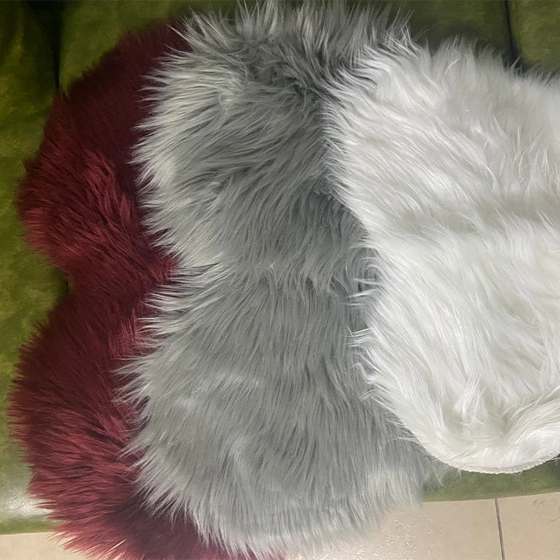 30x40cm Plush Carpet Heart Shaped
