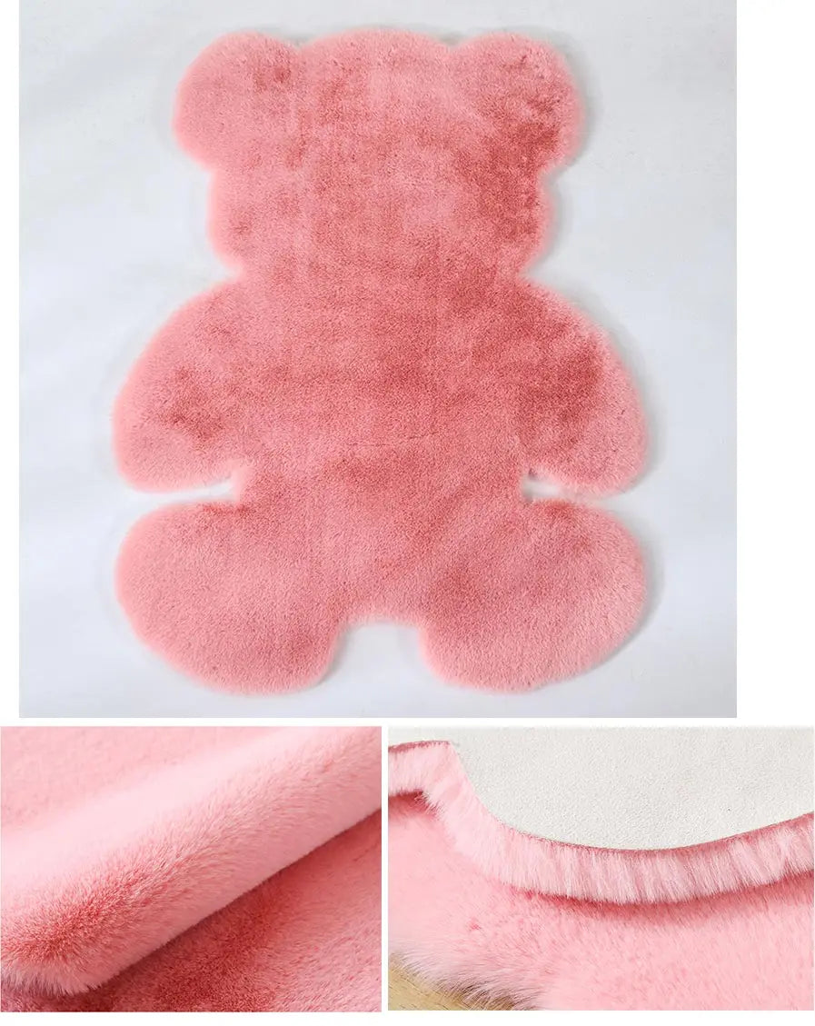 Cute Children Room's Rugs Rabbit  Bear