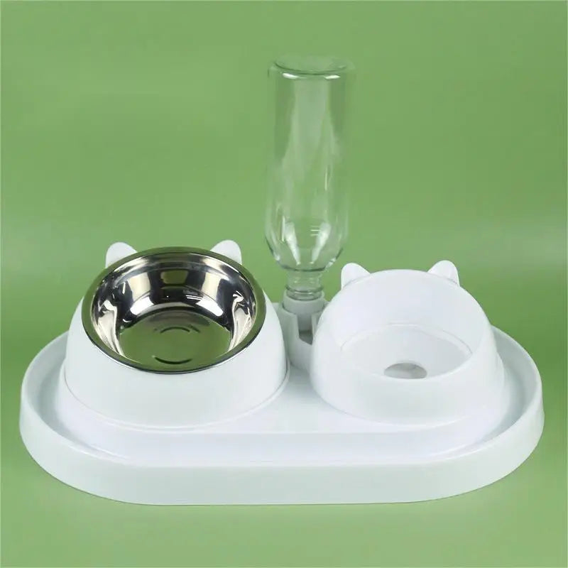 OUZEY-Stainless Steel Food Bowl for Cat