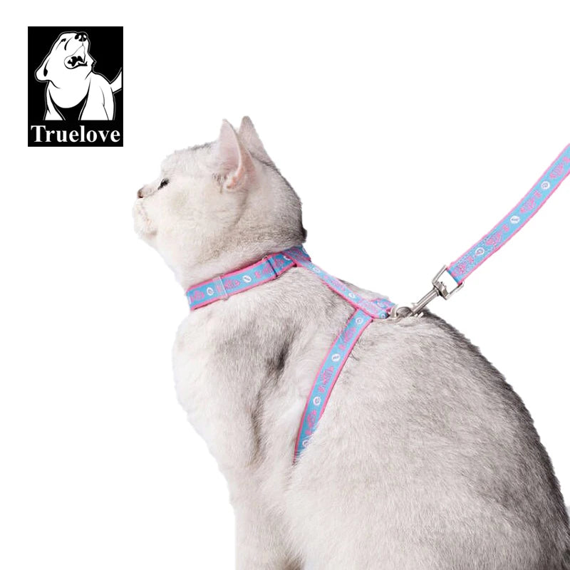Truelove Pet Cat H-Shape Harness+Leash Set