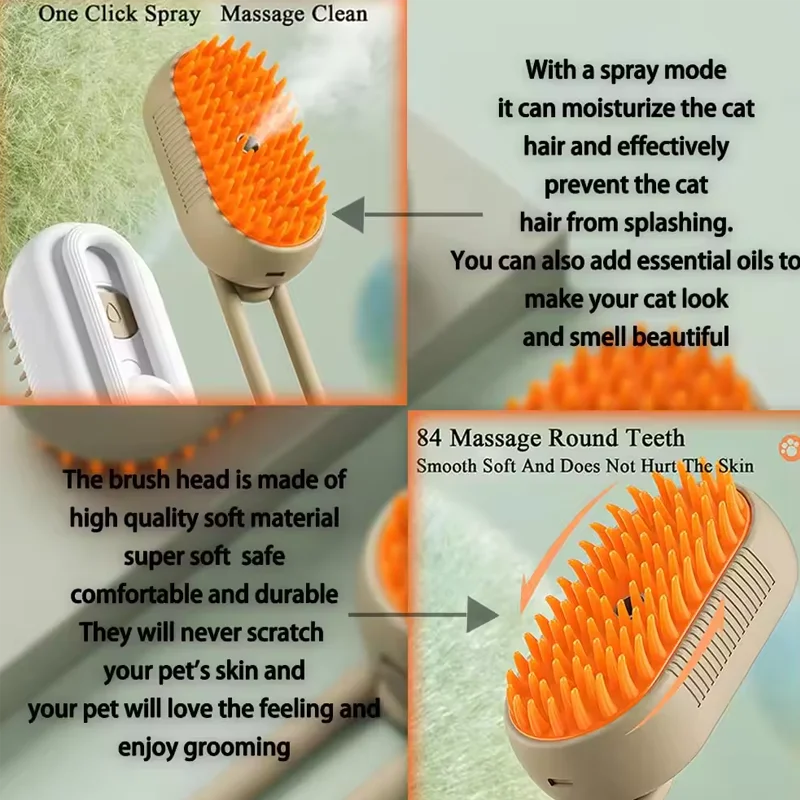 3-in-1 Dog Hair Brush Cat Hair Brush