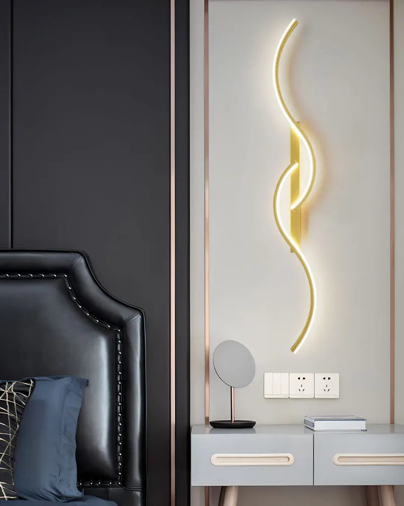 Long Strip LED Wall Lamps for Bedroom