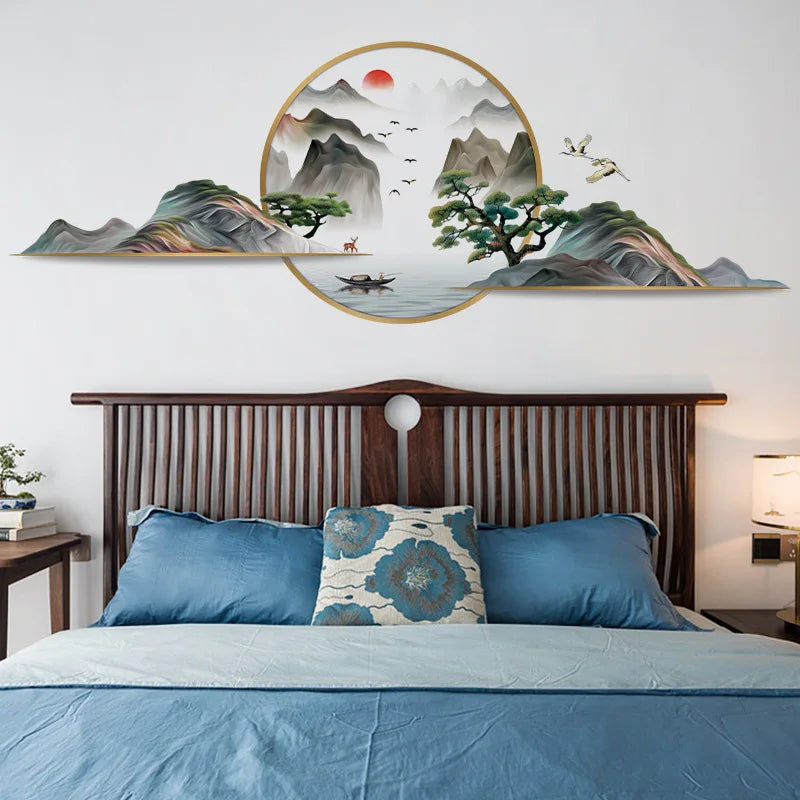Chinese Style Wall Decor Flower Home Decor`