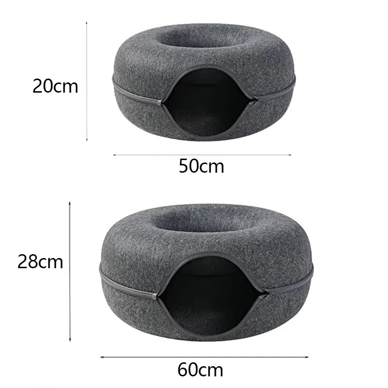 Detachable Pet Cat Tunnel Interactive Game Toy