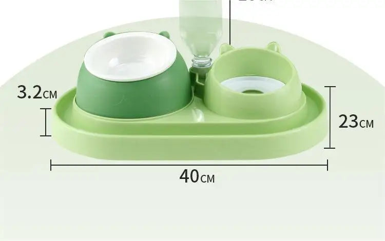 OUZEY-Stainless Steel Food Bowl for Cat