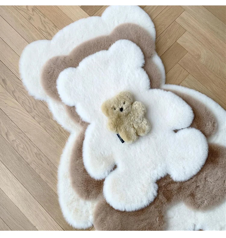 Cute Children Room's Rugs Rabbit  Bear
