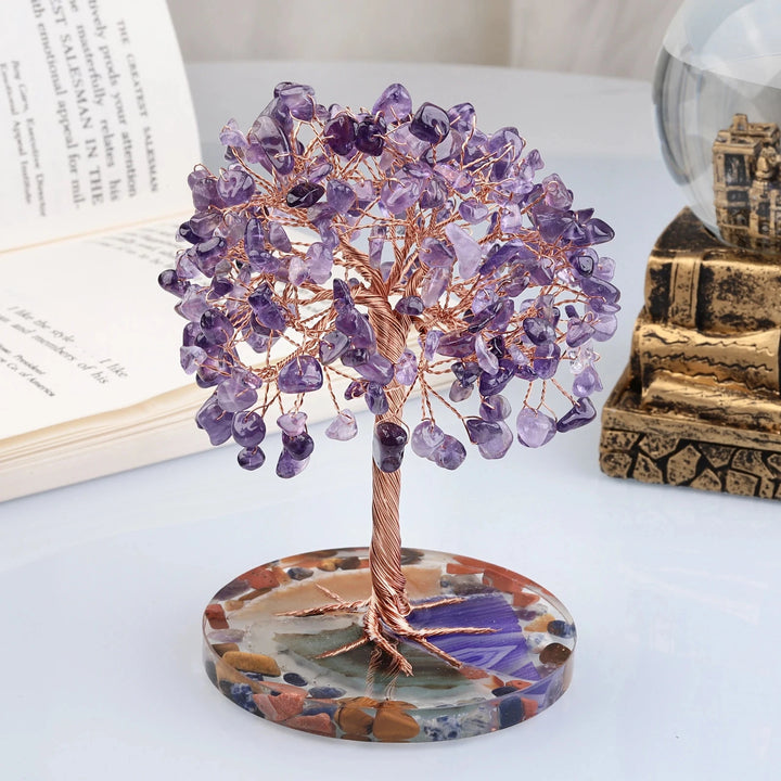 Super Mini Crystal Money Tree Copper Wire