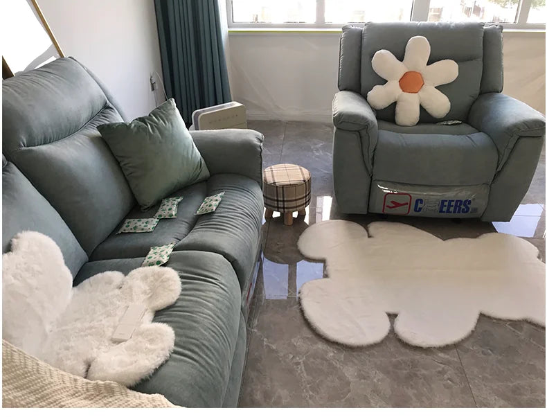 Cute Children Room's Rugs Rabbit  Bear