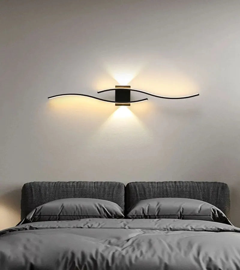 Long Strip LED Wall Lamps for Bedroom