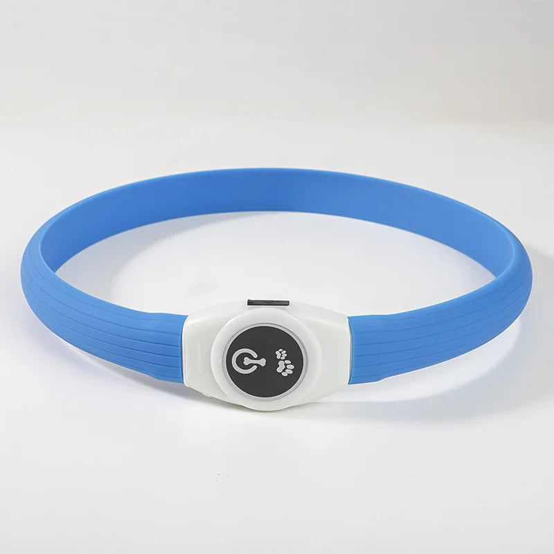 New Led Luminous Dog Collar PVC Waterproof
