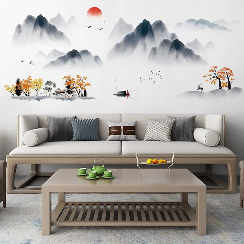 Chinese Style Wall Decor Flower Home Decor`