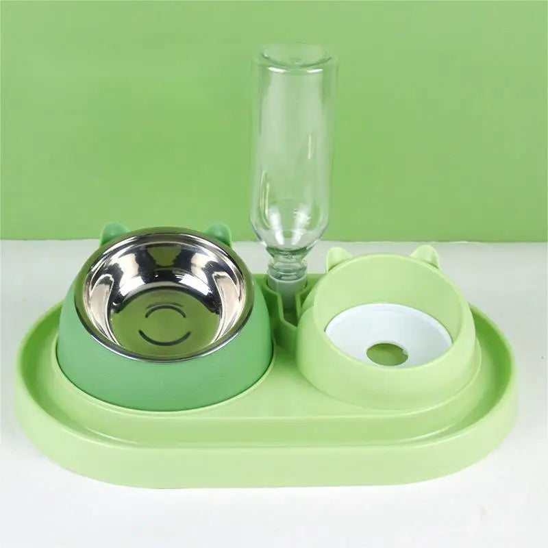 OUZEY-Stainless Steel Food Bowl for Cat
