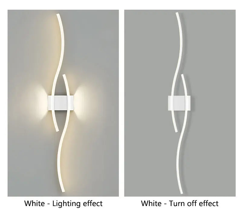 Long Strip LED Wall Lamps for Bedroom