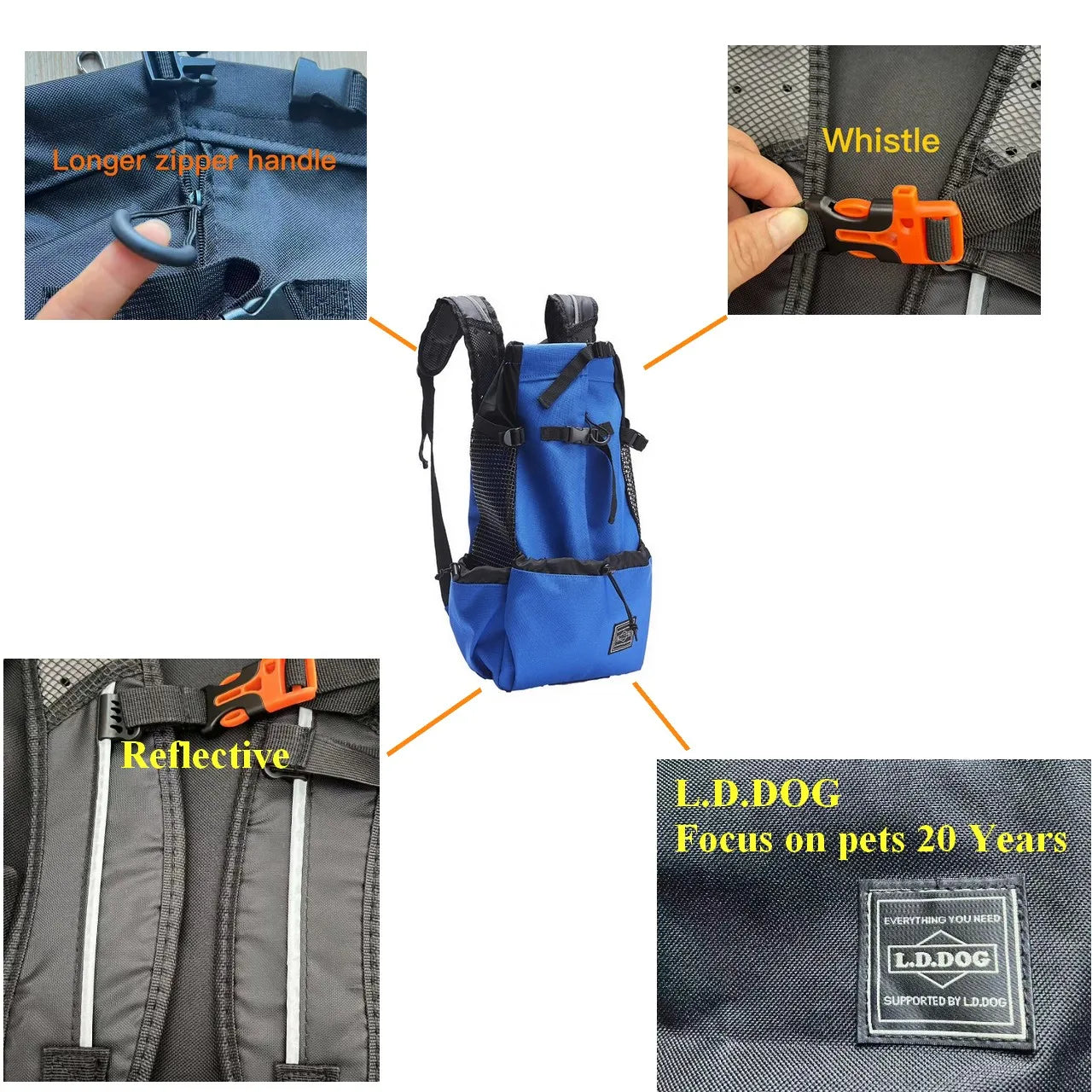 Hiking Pet Dog Carrier Travel Backpack Outdoor