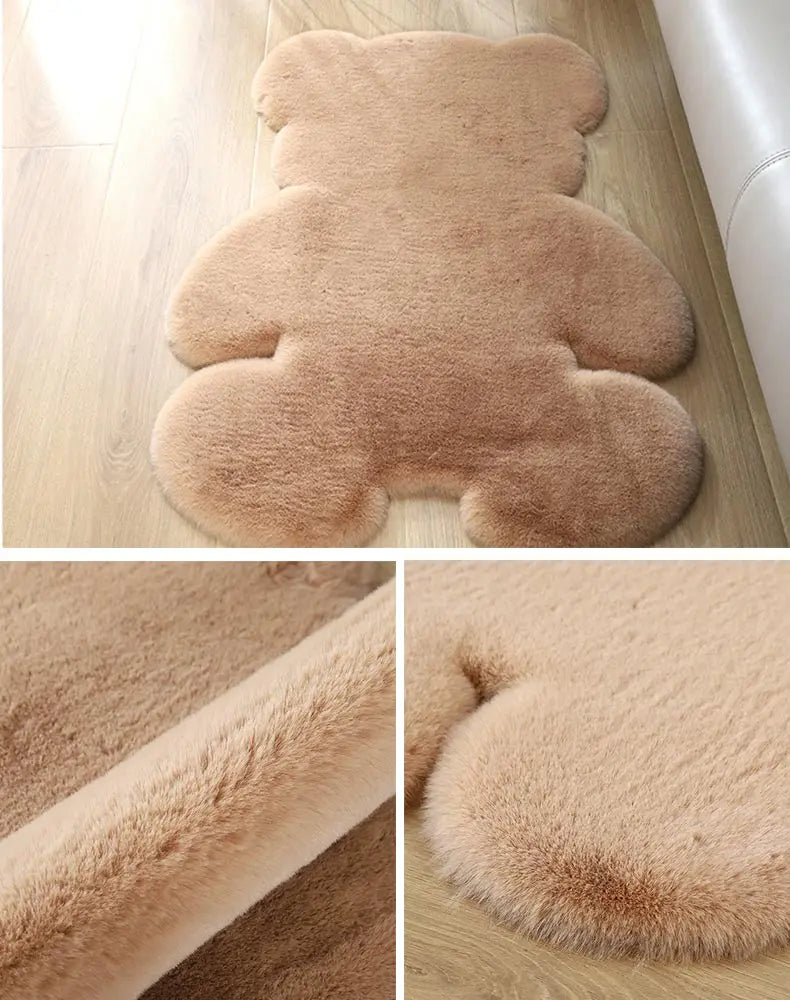 Cute Children Room's Rugs Rabbit  Bear