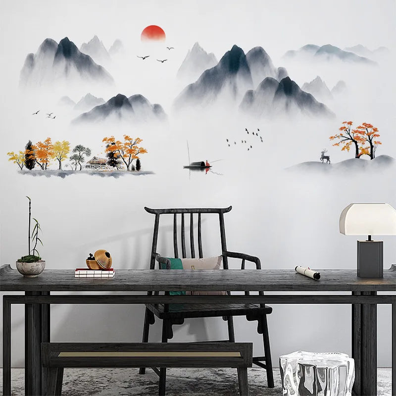 Chinese Style Wall Decor Flower Home Decor`